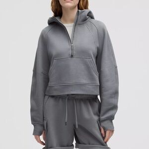 Lululemon Scuba hoodie in heathered Grey size M/L